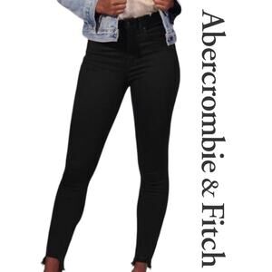 Abercrombie & Fitch Curve Love High Rise Super Skinny Ankle Jeans Size 24/00